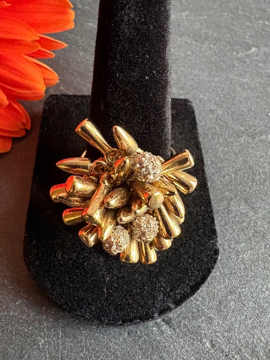 Stella & Dot Jewelry - Stella & Dot Gold Renegade Cluster Ring